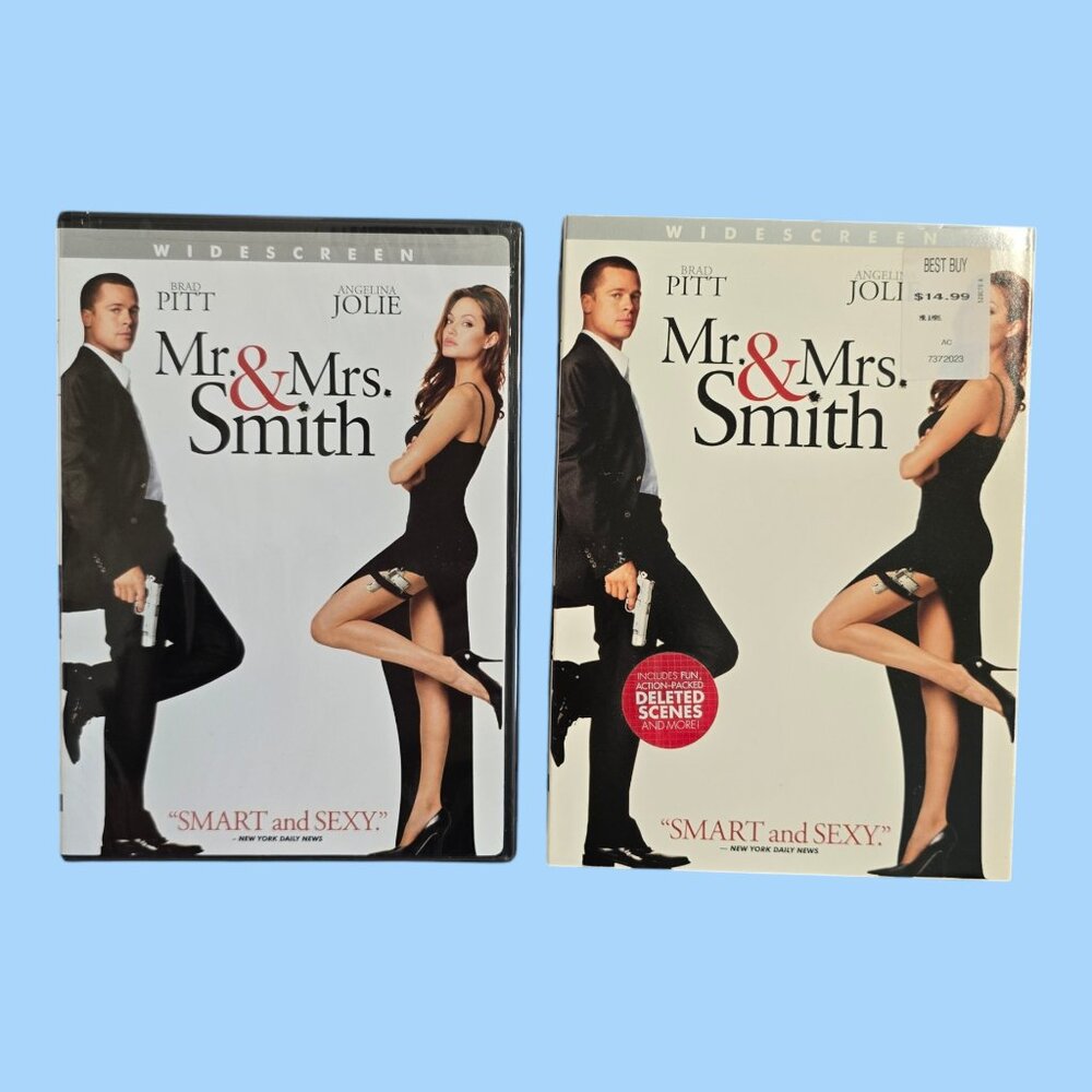NEW Sealed Mr. & Mrs. Smith (DVD, 2005, Widescreen Edition) w/Slip Cover